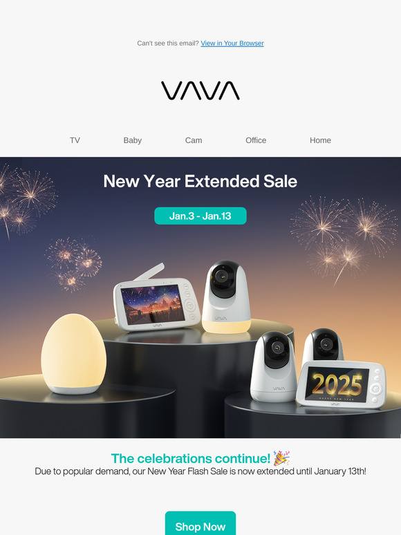🎉Great News: Our New Year Flash Sale is Extended