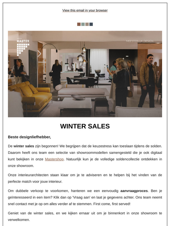 Winter sales met Italiaanse flair.