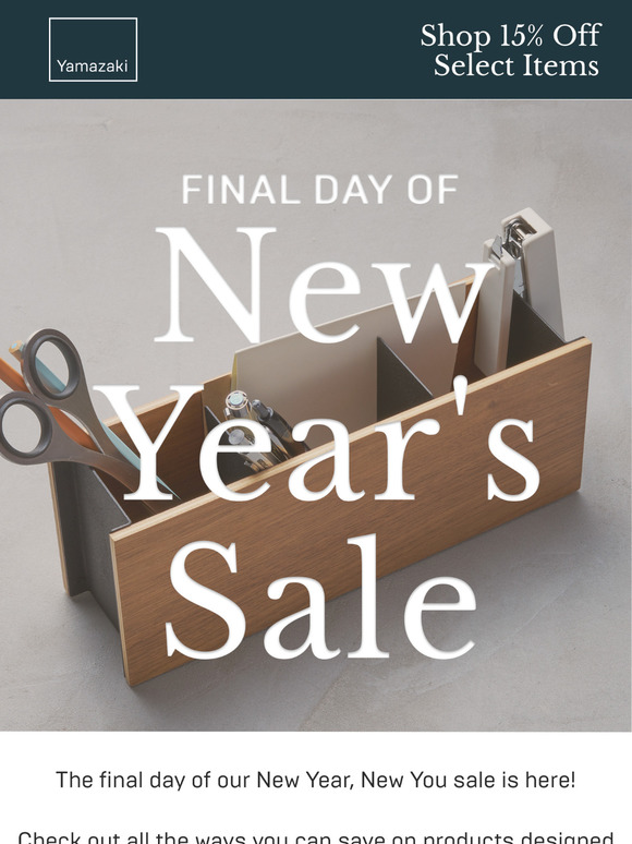 Final Day of New Year, New You Sale