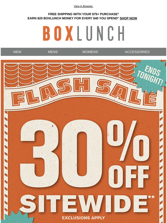 Our vision board: A 30% off Flash Sale!