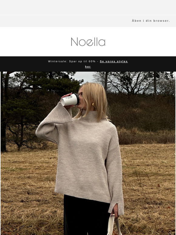 Sweater weather ❄️ Spar 20% på strik
