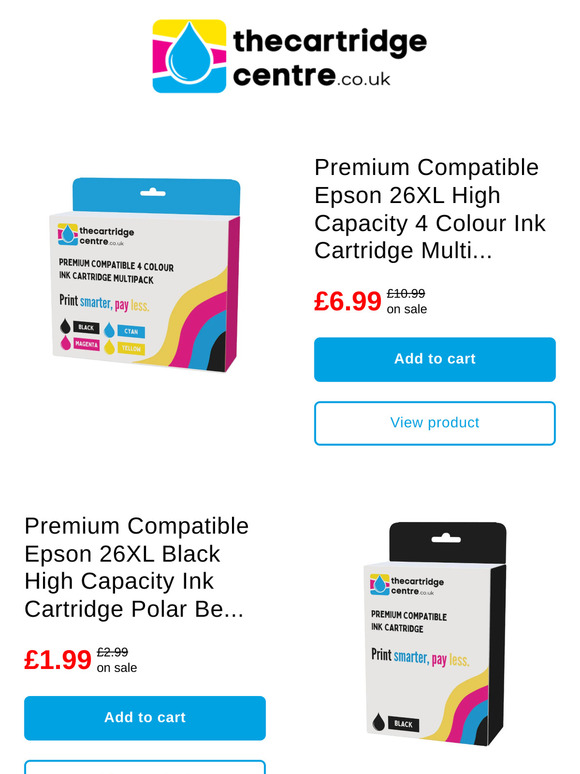 Epson 26XL Deals @ The Cartridge Centre