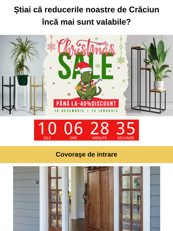 ⏳ Reducerile continuă până la 13 ianuarie, profită acum!