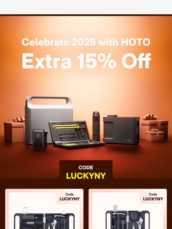 Celebrate 2025 with HOTO💌