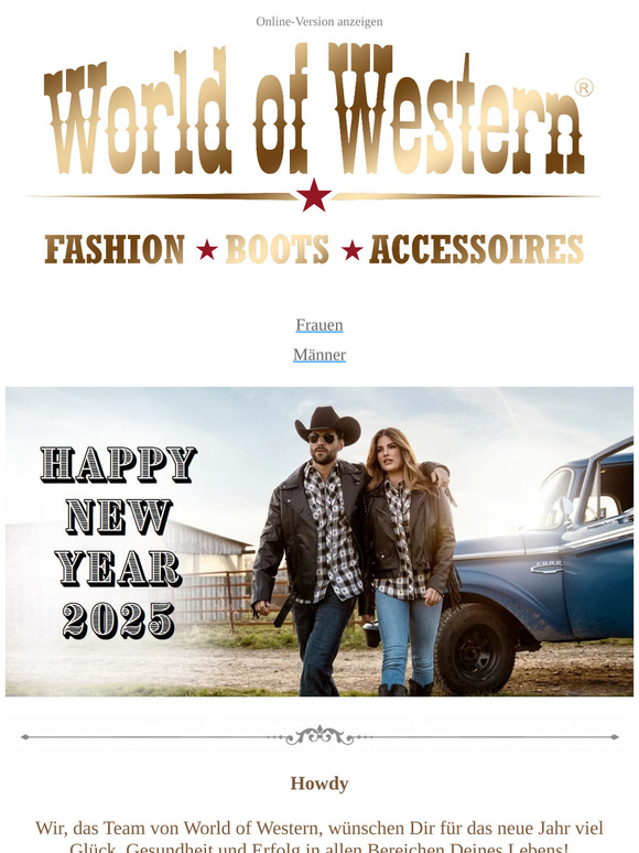 Starte mit World of Western gut ins neue Jahr!🤠