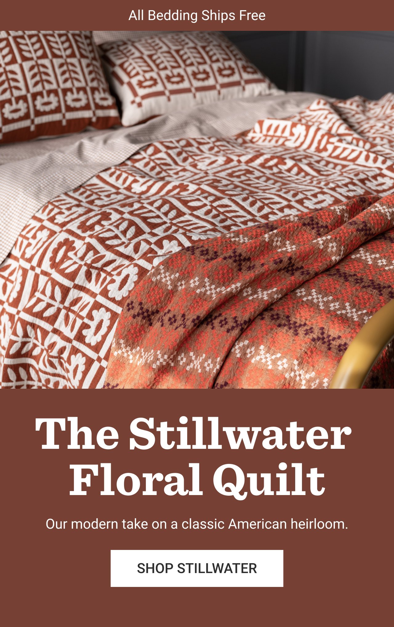 The Stillwater Floral Quilt