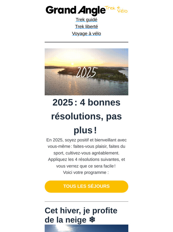 2025 : 4 bonnes résolutions, pas plus !
