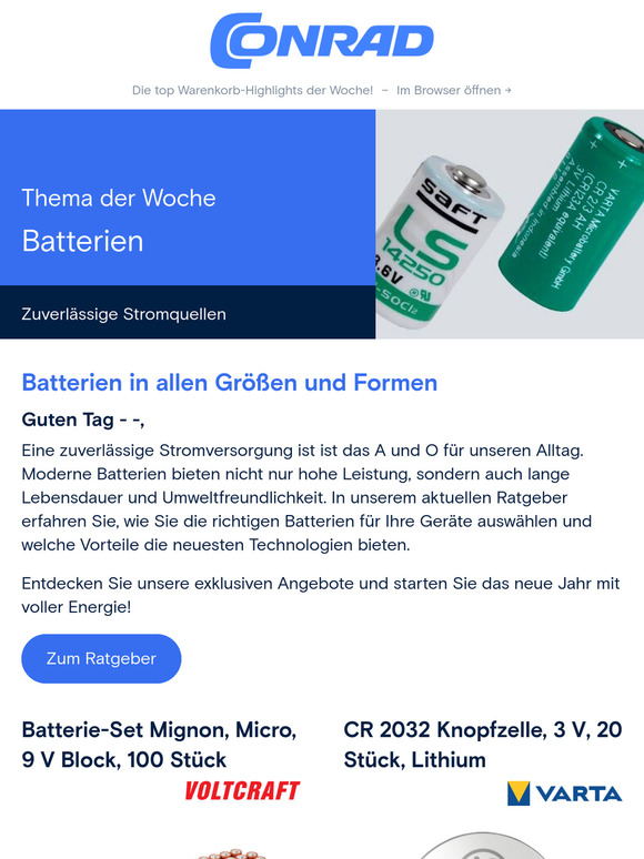 Highlight der Woche: 🔋 Starten Sie das neue Jahr mit voller Energie