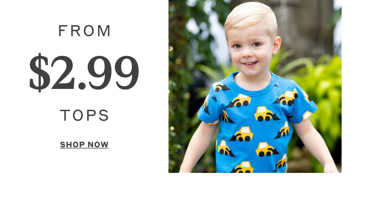 From $2.99 Tops - Shop Now