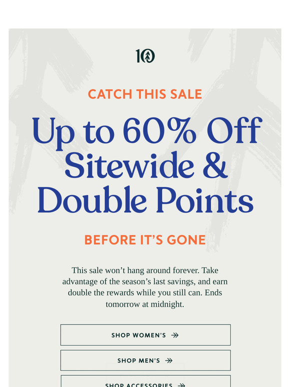 Up to 60% Off Sitewide Ends Soon