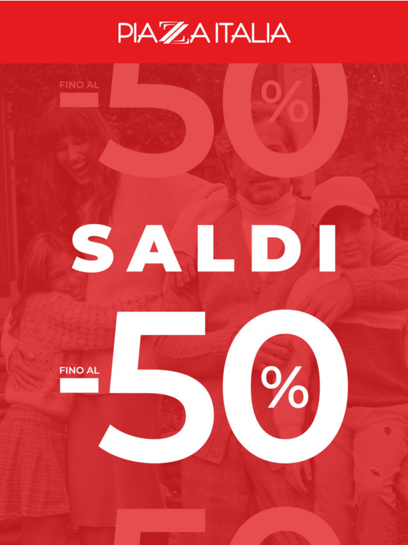 FINALMENTE SALDI: sconti fino al -50%!