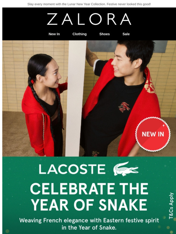 Celebrate In Lacoste Style 🧧🎉
