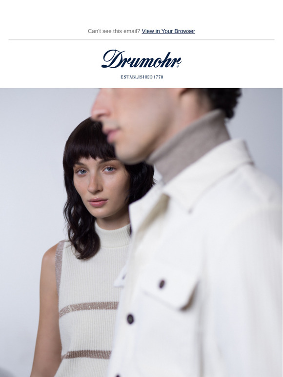 ❄️ Drumohr Saldi Invernali: 30% di Sconto su tutta la Selezione!