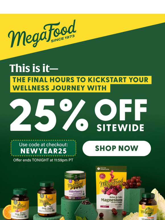 Last Day to Save Big on your 2025 Wellness Journey