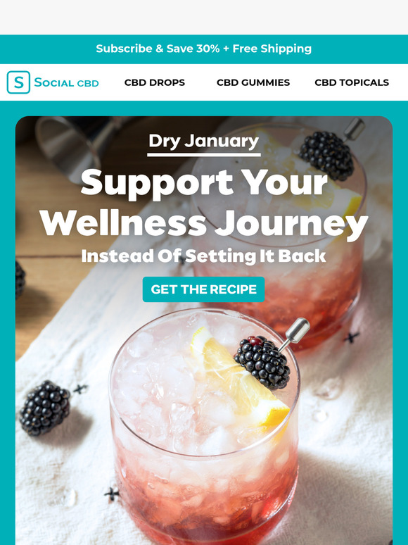 Mix It Up With This CBD Mocktail🍹✨