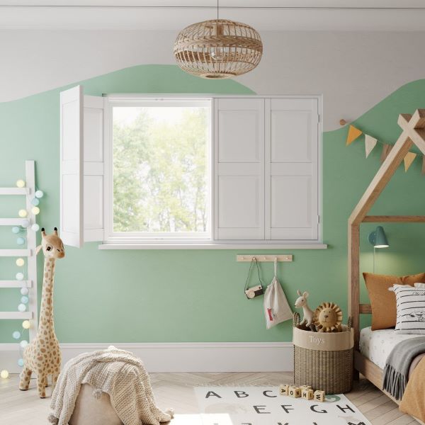 Solid Raised Shutters