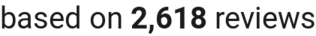 number of reviews