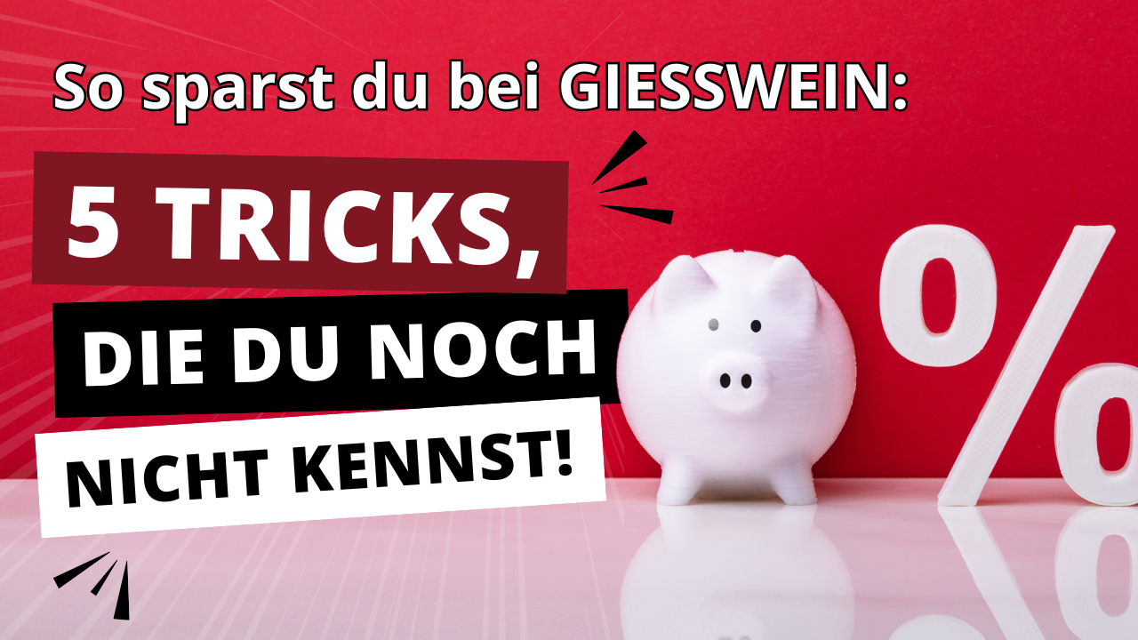 YouTube: So sparst du bei Giesswein