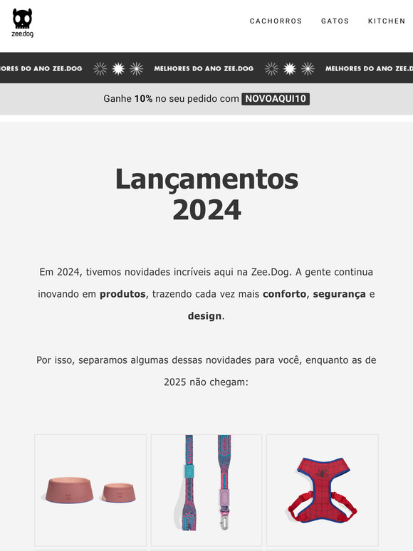 Relembre os lançamentos de 2024 🍀