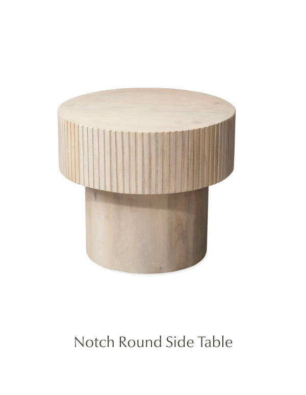 Shop - Notch Round Side Table