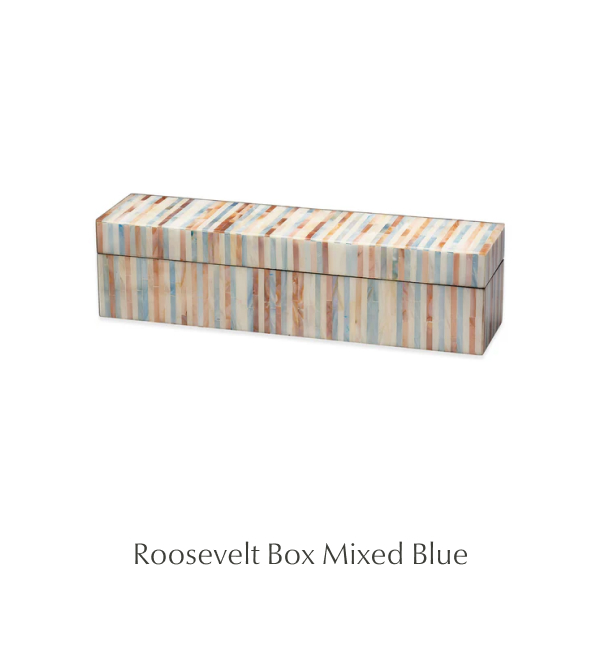 Shop - Roosevelt Box - Mixed Blue