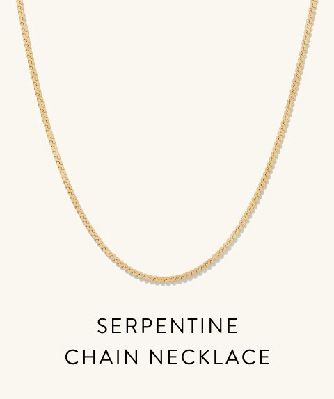 Serpentine Chain Necklace.