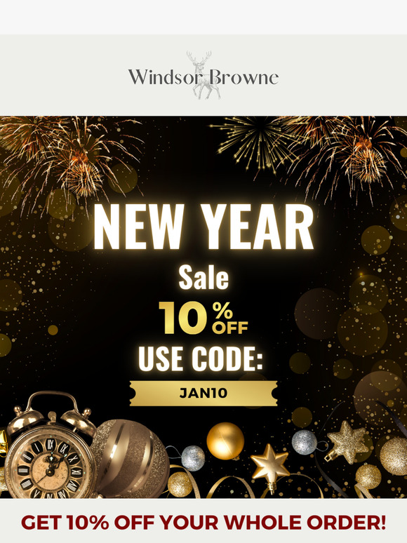 GET 10% OFF THIS NEW YEAR SALE! 😍