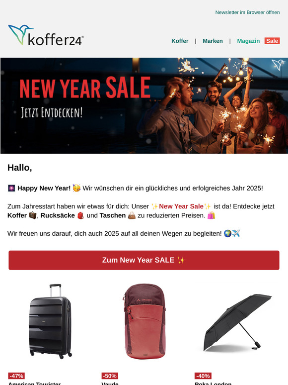 ✨New Year SALE - Jetzt entdecken! 🥳