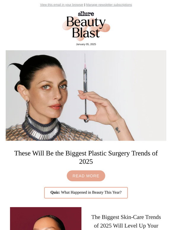 Allure: These Will Be the Biggest Plastic Surgery Trends of 2025 | Milled