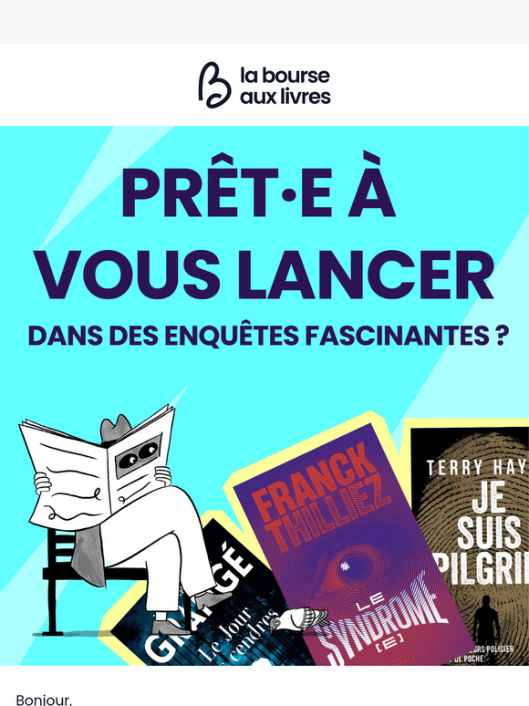 -15% de réduction sur les thrillers et polars 🔎