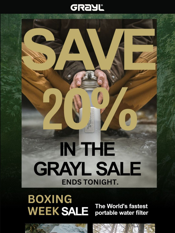 Last Call: 20% Off Sitewide