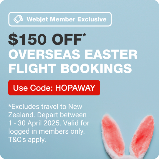 Save on overseas Easter flights!