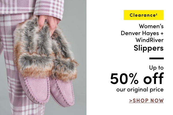 Clearance Women's Denver Hayes & WindRiver Slippers, up to 50% off our original price