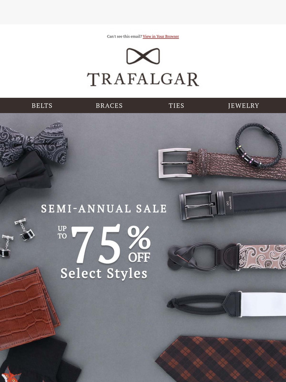 Up to 75% Off! Our Semi-Annual Sale Starts Now!