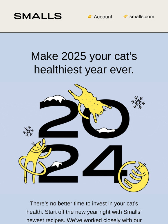 Make 2025 your cat’s healthiest year ever.