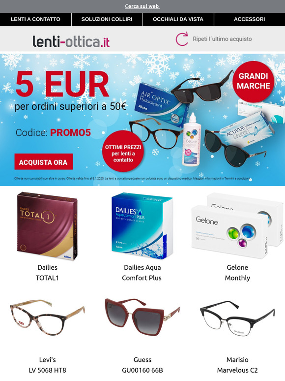 🛒🚀Offerta del giorno: Risparmia 5€ sugli ordini sopra 50€