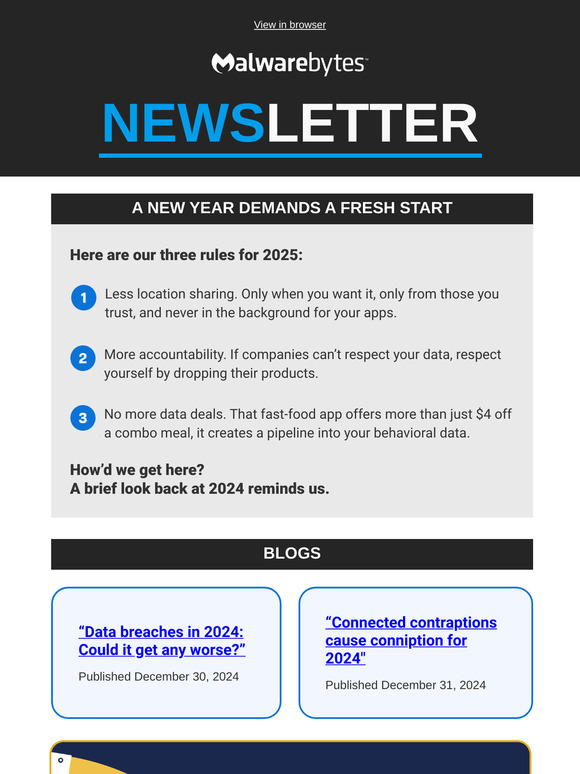 Three rules for starting fresh in 2025