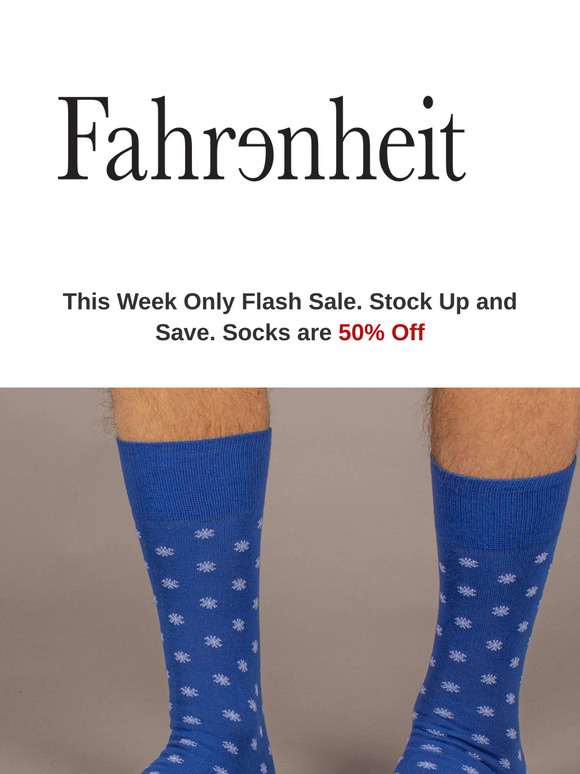 Flash Sale-  All Socks 50% Off