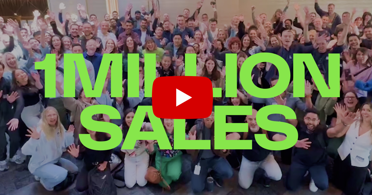 1 Million Sales! Congratulations Avada: #1 selling WordPress theme