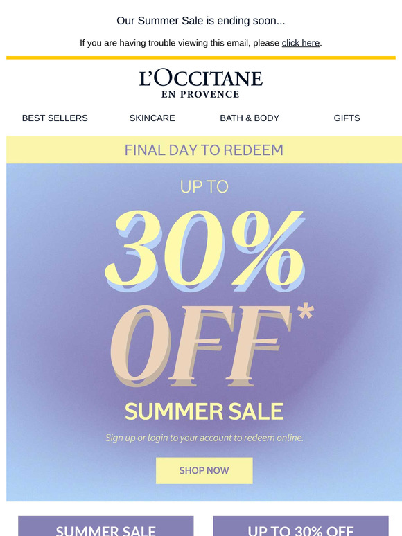 Up To 30 % Off| ENDS MIDNIGHT
