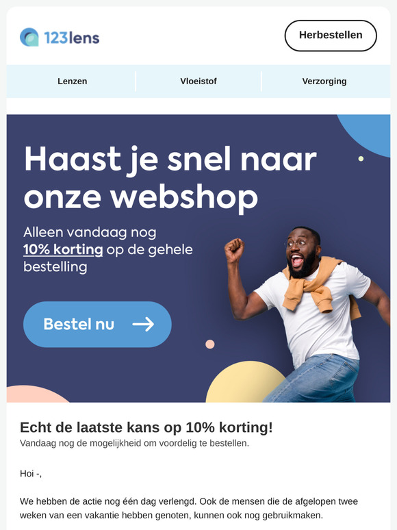 👁‍🗨 Laatste dag 10% kortingsactie! 🕓