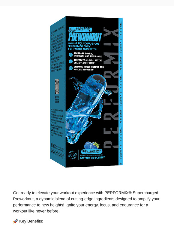 Ignite Your Workouts with PERFORMIX®