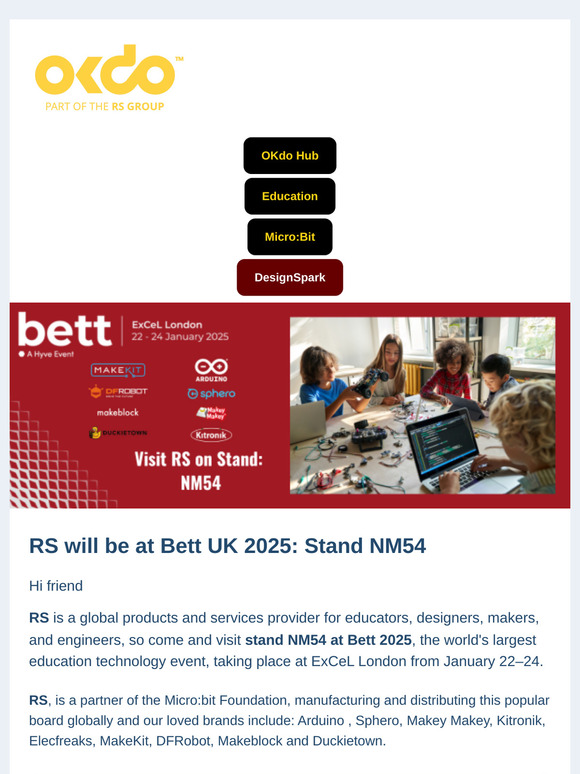Friend, join us at Bett UK 2025, Stand NM54!