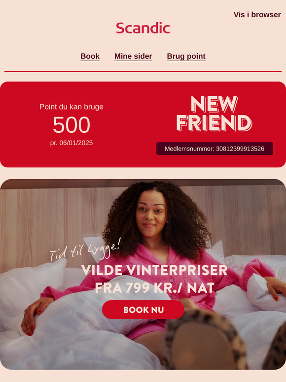 Vilde Vinterpriser ❄️ - Fra 799 kr. pr. nat