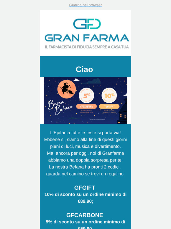 🧙🏼‍♀️​​​​La befana viene con 2 coupon 🧹