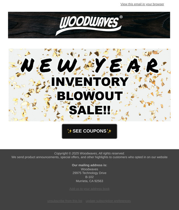 ✨New Year Inventory BLOWOUT SALE!