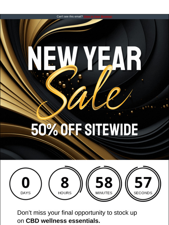 Last Chance: 50% Off Ends at Midnight!🕛