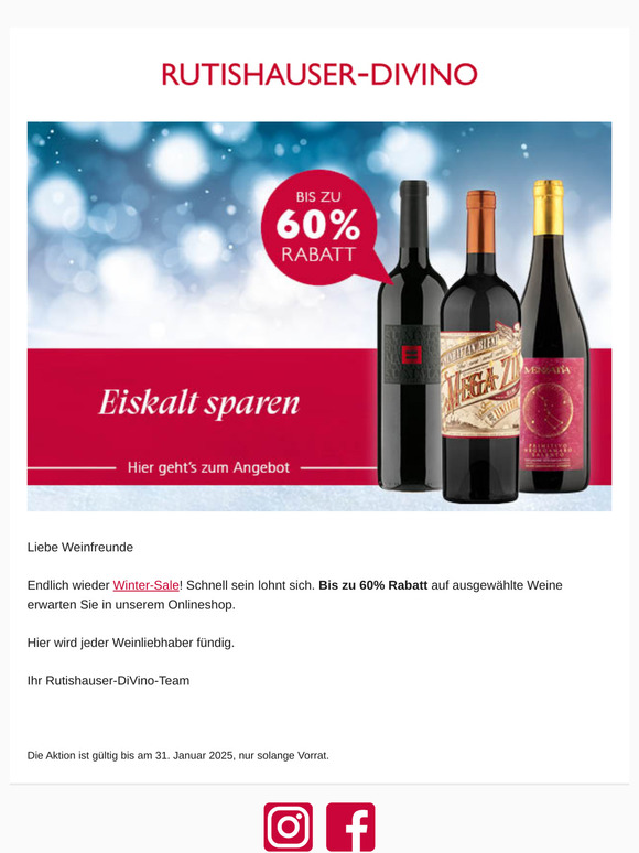 Jetzt ist Winter-Sale!