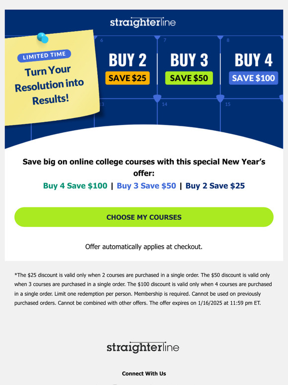 🎓 Up to $100 off to start your year!