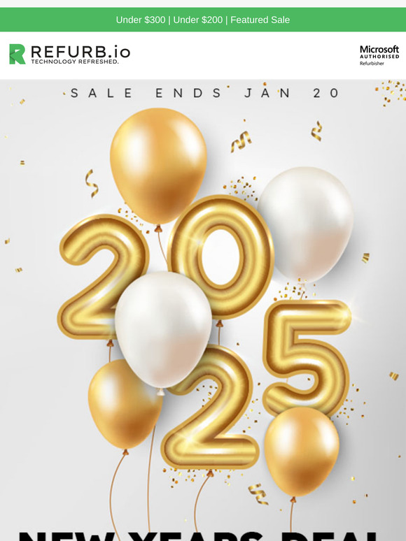 🎉 New Year, New Tech: Save an Extra $25! 💻